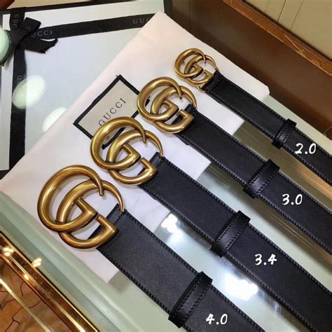 3.4cm gucci belt